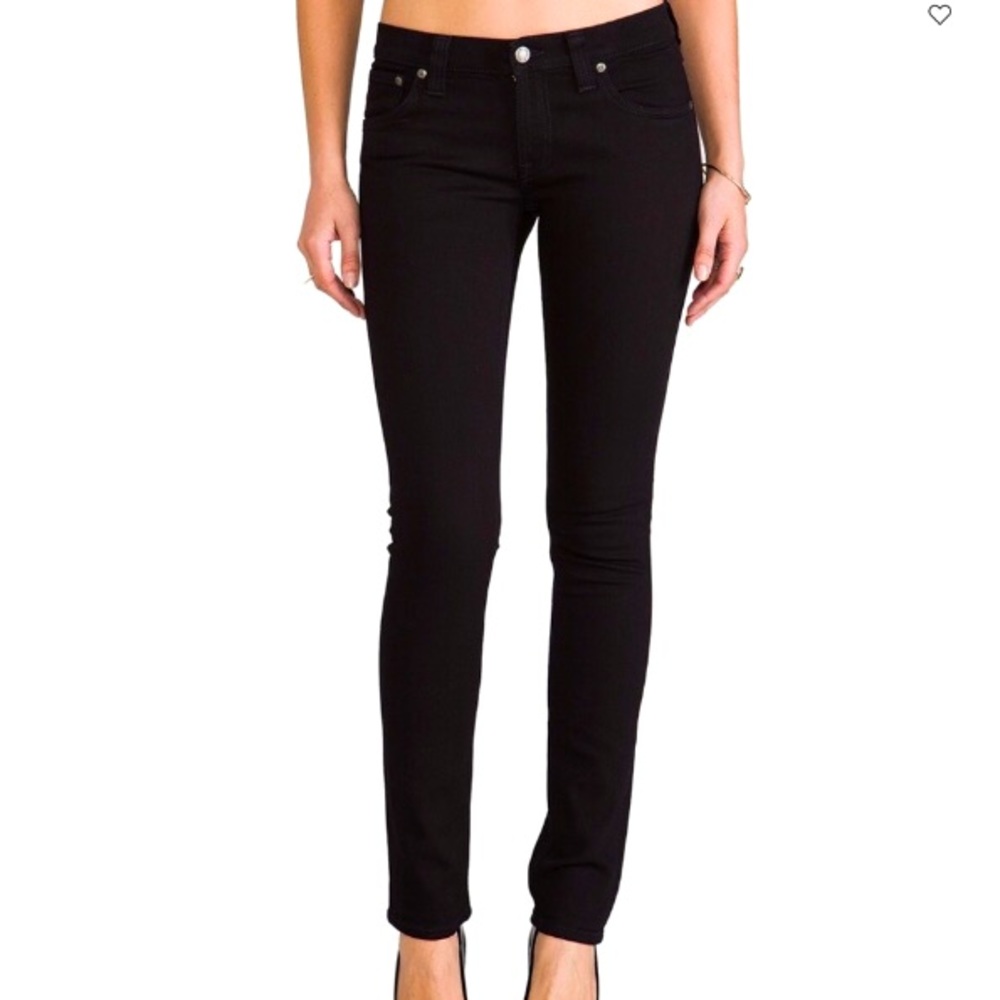 Nudie Jeans, Tight Long John Black, Size 25/34
